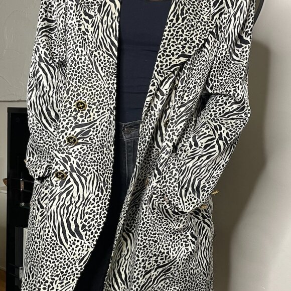 Lily & Taylor Zebra/Dalmation Print  Coat - Picture 4 of 15
